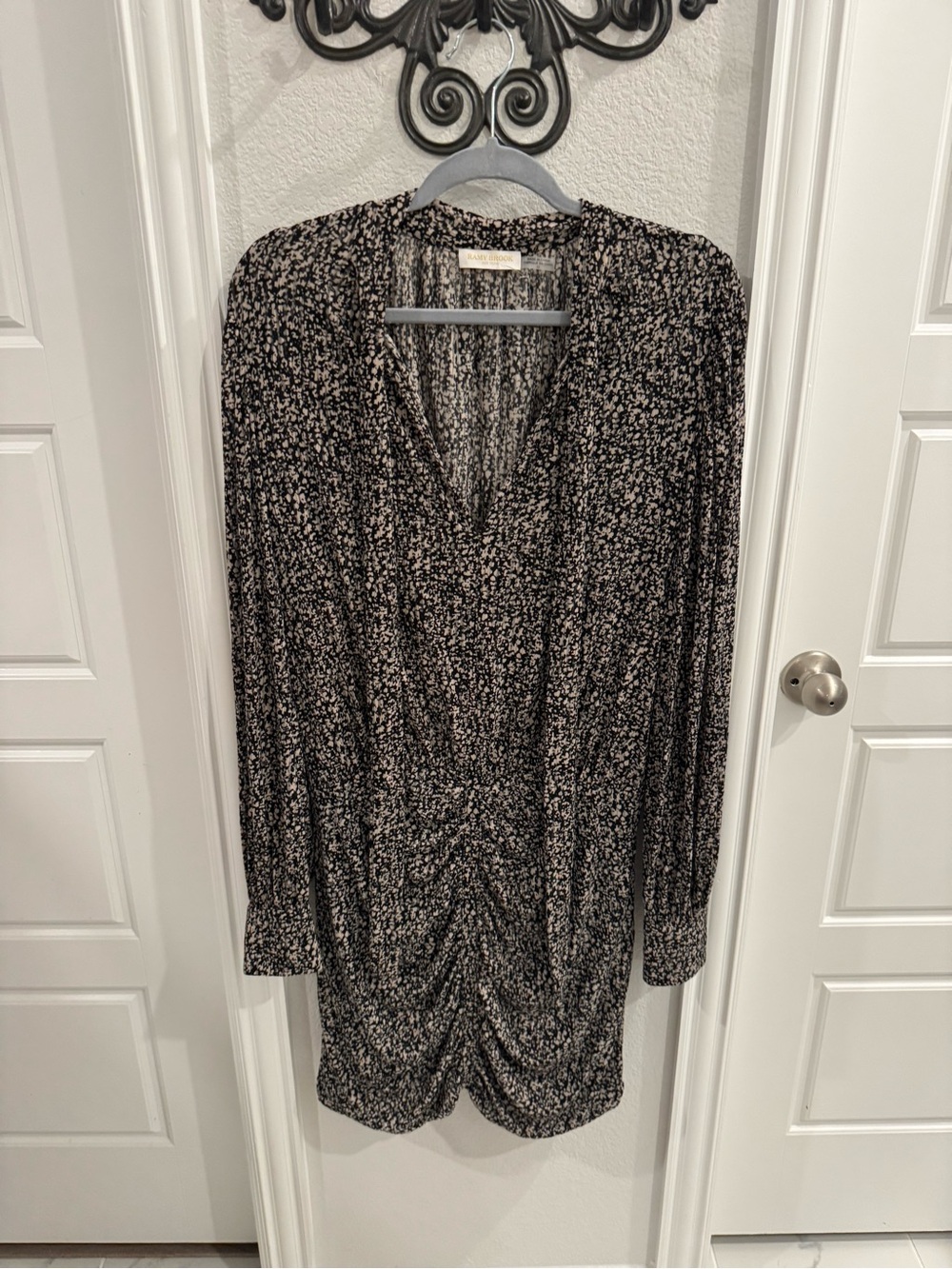 Ramy Brook Ralston Ruched Knit Mini Dress - Picture 3 of 4